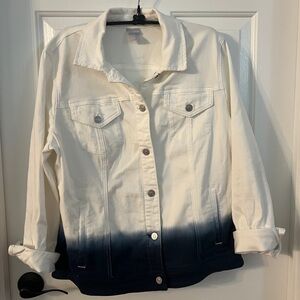 Chicos Ombré Denim Jacket
